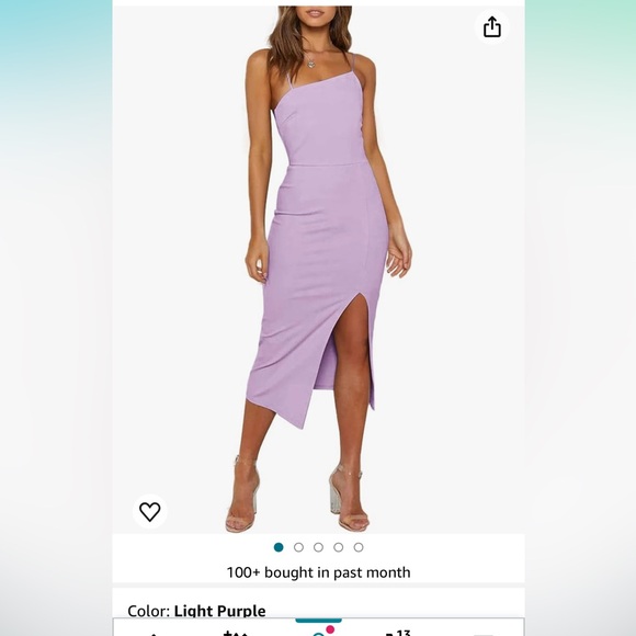 Pleated Spaghetti Straps Zipper Slimming Dress With Slit Ocean Blue